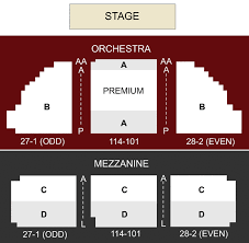 Music Box Theater New York Ny Seating Chart Stage