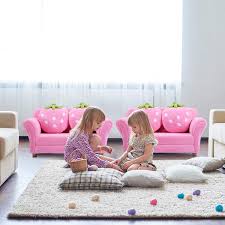 Having the right things at home can make things easier. Costzon Children Sofa Kids Couch Armrest Chair Upholstered Living Room Furniture Lounge Bed With Two Strawberry Pillowspink Y Kids Sofa Kids Couch Sofa Chair