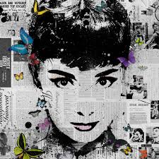Audrey Hepburn Silver Limited Edition Art Print By Veebee Veebee Limited By Saatchi Art Audrey Hepburn Wall Art Audrey Hepburn Art Art