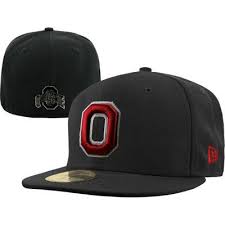 New Era Ohio State Buckeyes Graphite 59fifty Fitted Hat Fitted Hats Ohio State Buckeyes Ohio State