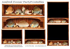 Some of the free games also include free invitations, name tags, props, and more. Seafood Dinner Party Games Blog Chic Party Ideas