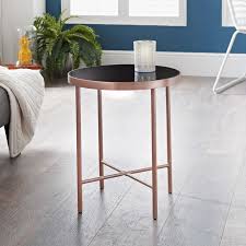 Choose between different colors such as white or black and styles such as small round coffee tables, small glass coffee tables and many more. Patina Round Metal Table Rose Gold Furniture Coffee Tables B M Coffee Table Rose Gold Furniture Metal Table