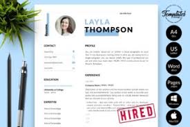 Keep the same format for your reference sheet as your resume and cover letter, meaning use the same font, margins, and color. Modern Resume Template Cover For Word Pages Administrative Assistant Cv Template With Photo Crella