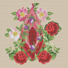 Patterns of the silhouette of istanbul cross stitch. Vulva Art Cross Stitch Pattern Pdf Lgbt Feminist Vagina Art Lesbian Couple Pussy Gift Gasm Naughty Sex Anatomical Vagina Decorative Art Artofit