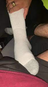 Big feet white sockjob part 1 - ThisVid.com
