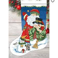 Download and print any pdf cross stitch design for free from the list below to make your own inspirational embroidery. Christmas Stocking Cross Stitch Pattern Woodland Santa Cross Stitch Instant Download Pdf Patterns Kits How To Efp Osteology Org