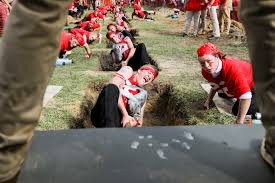 Hope College Tug-of-War Tradition keeps going despite change of location.