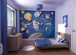 It gives the room a focal point and it also educates. Bedroom Wall Design For Boys