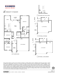 Winston floor plan single family. New Homes In Silverado Aubrey Tx D R Horton