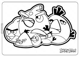 Angry birds star wars para colorear. Printable Angry Birds Pdf Coloring Pages