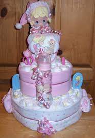 Precious Moments Theme Baby Shower Baby Shower Diaper Cake Baby Bouquet