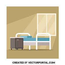 Bed And Bedside Table Free Vector Image Freevectors Eps Ai Illustration Clipart Freebie Vector Free Free Vector Images Bedside Table