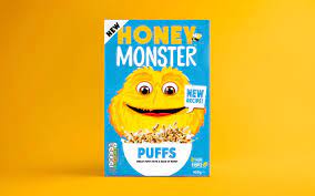 Honey Monster Puffs Gets Rid Of Design Nasties To Reflect Drop In Sugar Design Week