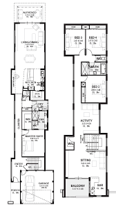 Narrow Block House Designs Buildi