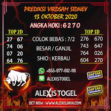 Prediksi Togel Sydney Hari Ini Selasa 13 Oktober 2020 Hoki Sydney Shio