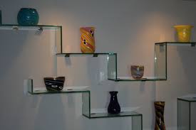 New Borosilicate Glass Glass Shelving Bathroom Single Layer Corner Shelf Foothillfolk Designs Uniqu Glass Wall Shelves Glass Shelves Decor Wall Shelf Decor
