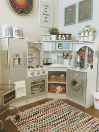 Cute Play Kitchen Setup Kids Play Kitchen Kids Playroom Play Kitchen