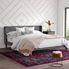 South shore soho storage platform bed with 2 drawers full queen walmart com walmart com. Mercury Row Martinez Upholstered Platform Bed Reviews Wayfair