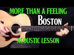 How To Play More Than A Feeling On Guitar By Boston Acoustic Guitar Lesson Youtube Acoustic Guitar Lessons Guitar Lessons Songs Guitar Lessons Tutorials