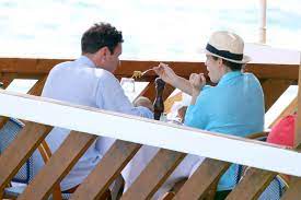 The bride, princess eugenie of york, is a member of the british royal family. Princess Eugenie Feeds Fiance Jack Brooksbank Pasta And Cruises On Boat During Pre Wedding Break In Italy