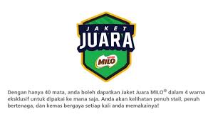 Check spelling or type a new query. Milo Is Giving Out Free Limited Edition Jacket Miri City Sharing