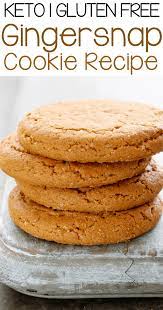 Low Carb Keto Ginger Snap Cookies Recipe Gluten Free Sugar Free Learn How To Make Ginger Snap Cookies Recipe Low Carb Cookies Recipes Ginger Snap Cookies