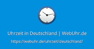 Genaue atomuhr nächste zeitumstellung feiertage für deutschland weltzeit für länder & städte. Uhrzeit In Deutschland Webuhr De