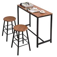 Our lemans barstool and counter stool are designed to capture the soul of french country furniture. Buy N C Dining Table Set With Height 2 Bar Stools 3 Pieces Set Kitchen Table Of 41 75 X 18 5 X 36 Inches Bar Stool Of 13 6 X 13 6 X 25 Inches Each