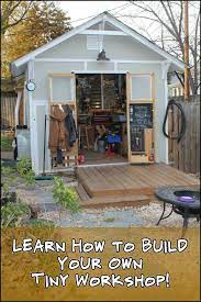 Persönliche beratung, kompetent und passgenau für ihren anlass. How To Build A Tiny Workshop Your Projects Obn Tiny Workshop Building A Shed Shed Storage