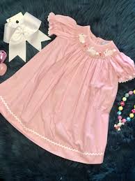 Three Sisters Sweet Baby Pink Bunny Easter Dress Girl Outfits Easter Dress Baby Girl Clothes