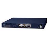 GS-4210-16P2S 16-Port 10/100/1000T 802.3at PoE + 2-Port 100/1000X SFP  Managed Switch