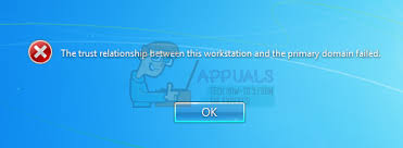 Fix The Trust Relationship Between This Workstation And The Primary Domain Failed Appuals Com