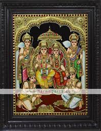 I am sending the rare portrait of srirama pattabhishekam collected from ayodhya. Rama Pattabhishekam Photo At Home