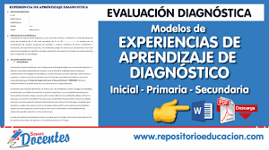 Un programa de educación primaria enseña a los participantes a enseñar, especialmente a enseñar a niños. Evaluacion Diagnostica 2021 Modelos De Experiencias De Aprendizaje De Diagnostico Inicial Primaria Secundaria Word Pdf Repositorio De Educacion