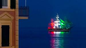 La amerigo vespucci compie 90 anni: Ci Sara Anche Il Vespucci Per L Inaugurazione Del Ponte Dove Si Trova Ora Stalkeriamola Il Mugugno Genovese