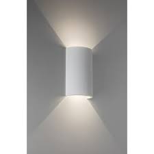 Plaster walls are back and available in a range of colors and textures. Astro 7375 Serifos 170 2 Light Led Wall Light White Plaster