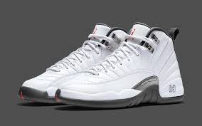 Air Jordan 12 White Dark Grey Gym Red 130690 160 Release Date Sbd Air Jordans Air Jordan Basketball Shoes Jordan 12 White