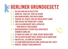 Postkarte Berliner Grundgesetz Postkarten Spruche Berlin Spruche Lustige Spruche