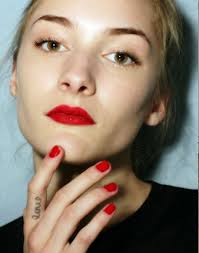 Backstage Colcci Sao Paulo Fashion Week Beautiful Makeup Beauty Red Lips