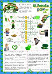We will continue to make improvements over time to provide the highest quality possible. St Patrick S Day Set 4 Crossword Puzzle Esl Worksheet By Mena22