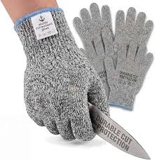 Amazon.com: Dowellife Chainmail Glove, Cut Resistant Food ...