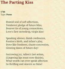 The Parting Kiss By Robert Burns Poems Images And Words Poetry