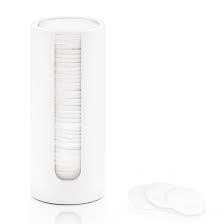 I found several designs for cotton pads and tips holders, but none had the dimensions and shape i liked. Decor Walther Stone Wpb Cotton Pad Container Matt White 0973350 Reuter