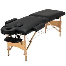 Uenjoy Folding Massage Table 84 Professional Massage Bed With Free Carrying Bag 2 Fold Black For Product P Massage Tables Massage Bed Professional Massage