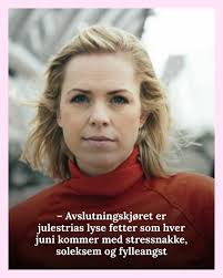 For vi skal nemlig stupe inn i ferien med blodsmak i munnen og angsten  dirrende i mellomgulvet, skriver Marie Lunde.