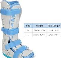 Children Ankle Support Boot | Pediatric Walker Fracture Boot for Kids |  Inflatable Achilles Tendon Fixation Boot for Foot Injury Rehabilitation