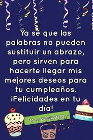 Feliz Cumpleaños Happy Birthday Quotes In Spanish For Mom Pin By Veronica Havier On Spanish Bd Mom Birthday Wishes Messages Happy Birthday Messages Birthday Wishes Funny