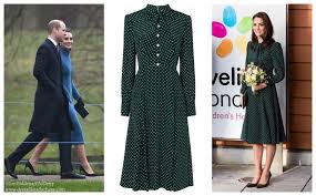 Kate Middelton In Blue Catherine Walker Coat For Church With The Queen Dress Like A Duchess Kate Middleton Queen Dress Catherine Walker Kate Middleton Style