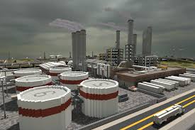 Minecraft Oil Refinery By Yazur On Deviantart Minecraft Minecraft City Minecraft Kingdom