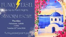 The Funky Easel Sip & Paint: The Alex in Felixstowe